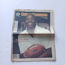 Dallas Cowboys Official Weekly Magazine June 1988 Michael Irvin - $9.49