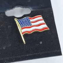 American Waving Flag Souvenir Pin Pinback Lapel Patriotic  - £4.65 GBP