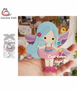 Fairy Girl Metal Cutting Dies Scrapbooking Stencils Card Making DIY Craft - $17.82 CAD
