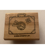 Rubber Stamp Suitcase 1.25” H X  1.5” W By Stampin Up - $3.80