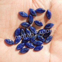 4x8 mm Marquise Natural Sodalite Cabochon Loose Gemstone Lot - $7.91+