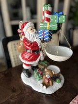 Yankee Candle Retired Santa Wax Warmer Tart Melt Christmas Eve Stacked Presents - £43.86 GBP