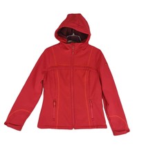 32 DEGREES Women&#39;s S Weatherproof Hooded Soft Shell Full Zip Jacket, Red... - $23.22