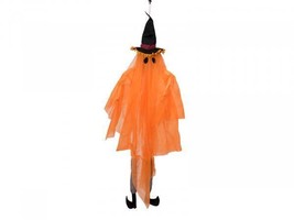 Europalms Halloween Figure Ghost with Witch Hat, 150cm - £24.68 GBP