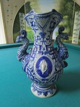 German Westerwald Salt Glazed Stoneware Vase Griffon Stein RAM Handle Pick 1 (Nu - £163.79 GBP