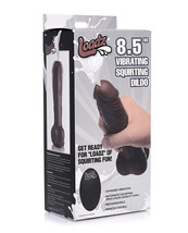 Loadz 8.5 Inch Dark Vibrating Squirting Rechargeable Dildo With Remote Control - £58.53 GBP
