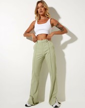 Motel Rocks Zovey Trousers In Sage (MR61) - £30.61 GBP