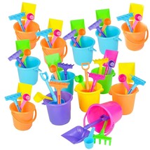 4 Pc Mini Beach Playsets - Set Of 12 - Each Play Set Includes 1 Sand Bucket, 1 S - £37.58 GBP