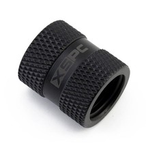 XSPC G1/4&quot; Female to Female Rotary Fitting, Matte Black - $18.99
