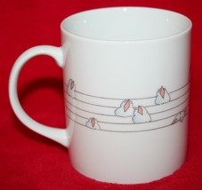 Vintage Steinbeck Toscany Collection Birds On Treble Cleft Coffee Mug Cup Music - £7.90 GBP