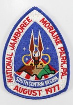 Vintage 1977 National Jamboree Moraine Park Blue Backpack Boy Scouts BSA... - $11.69