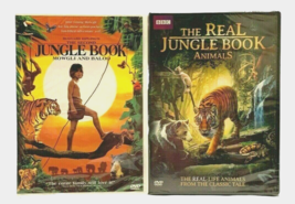 Rudyard Kiplings Second Jungle Book Mowgli and Baloo The Real Jungle Book 2 DVDs - £5.50 GBP