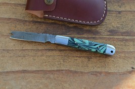 damascus custom made folding pocket knife From The Eagle Collection m0781 - £31.14 GBP