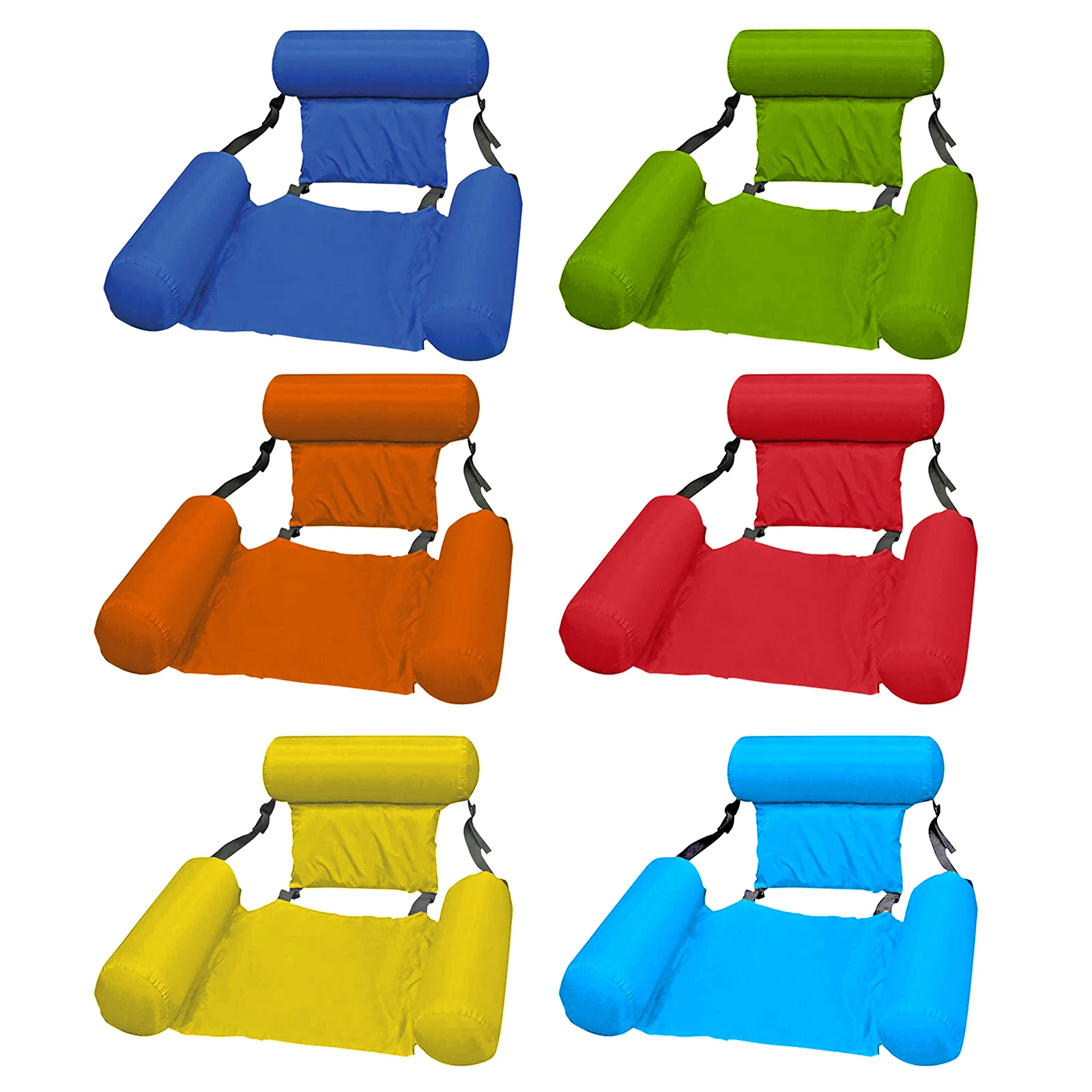 Water Hammock Recliner Inflatable Floating Bed Chair Light Sleeping Cushion Sea - £16.64 GBP+