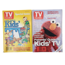 TV Guide October 1996 and March 1997,  Parents Guide to Kids&#39; TV Rug Rags &amp; Elmo - £7.78 GBP