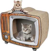 Fluffydream Cat TV Lounge &amp; Scratcher - £31.43 GBP