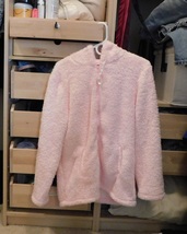 Women’s Teens Furry Pink Hooded Jacket New without Tags  - £19.50 GBP