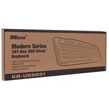 iMicro KB-US9851 107-Key Wired USB Keyboard (English) - £19.91 GBP