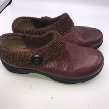 Dansko 39 Clogs Womens Burgundy  No Insoles fit US Size 9 - £18.37 GBP