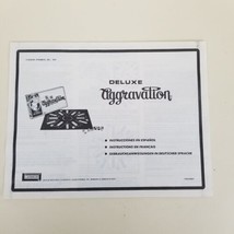 Spanish, French, German Rule Sheet for Aggravation Deluxe Party Edition 1972 - £4.66 GBP