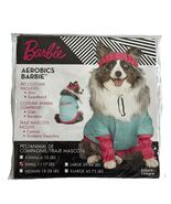 Barbie Aerobics 2 PC Dog Costume Shirt & Sweatband, Halloween SZ Small 11-17 LBS