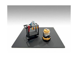 Detail Masters Figure 3 Detailing Cart for 1/18 Scale Models American Diorama - £16.10 GBP