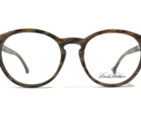 Brooks Brothers Eyeglasses Frames BB2018 6015 Brown Horn Round 51-18-145 - £55.18 GBP