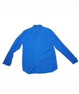 Pendleton Tennyson Shirt Men Size m Blue Check Button Long Sleeve 100% Cotton - $23.36