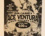 Ace Ventura When Nature Calls  Movie Print Ad Vintage Jim Carrey TPA2 - £4.73 GBP