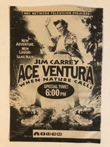 Ace Ventura When Nature Calls  Movie Print Ad Vintage Jim Carrey TPA2 - £4.74 GBP