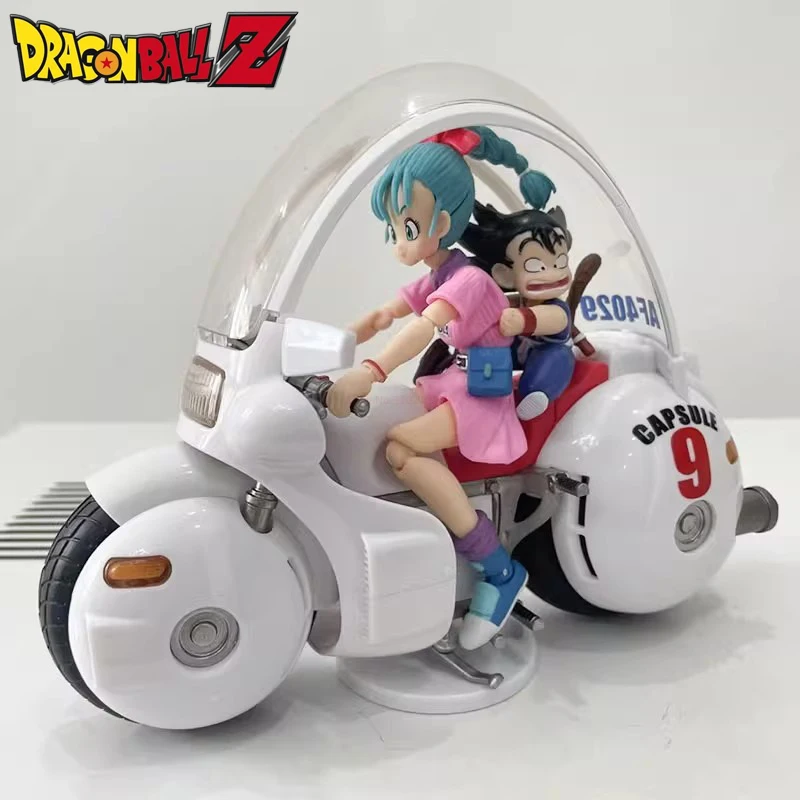 Anime Dragon Ball Bulma Figure Son Goku Shf Action Figures Kawaii Room - £26.44 GBP+