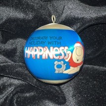 ZIGGY Christmas Ornament Satin Vintage Happiness Ball 1983 American Gree... - £11.59 GBP