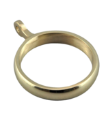 Pack of 4 Polished Brass Curtain Rings For 19mm 25mm & 35mm Pole, Drapery Rings  - $4.90 - $9.90
