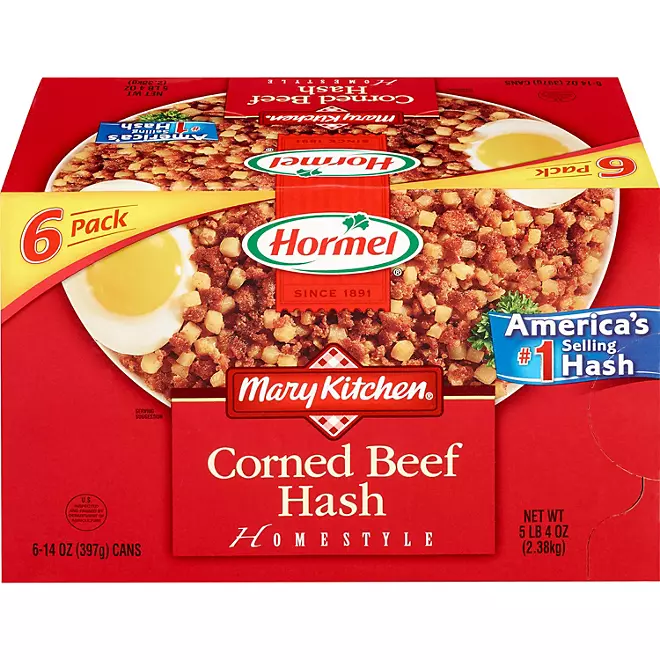 Hormel Mary Kitchen Corned Beef Hash (14 oz., 6 pk.) - £15.16 GBP