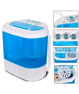 Mini Portable 9Lbs Washing Machine Compact Rv Dorm Laundry Washer Spin D... - £128.11 GBP