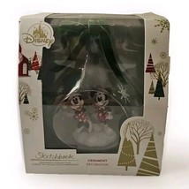 Disney Mickey &amp; Minnie Mouse Sketchbook Christmas Ornament In Box 2019 G... - $34.60