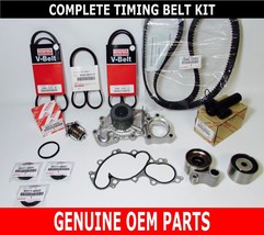 Genuine Toyota Oem 3.4 Liter 5VZFE V6 Complete 17 Pcs Timing Belt & Pump Kit - £261.91 GBP