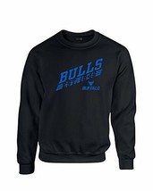 NCAA Buffalo Bulls 50/50 Blended 8 oz. Crewneck Sweatshirt, Black, XL - £13.89 GBP