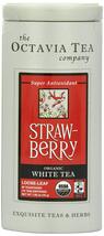Octavia Tea Strawberry (Organic White Tea) Loose Tea, 1.06 Ounce Tin - $18.60 Octavia Tea Strawberry (Organic White Tea) Loose Tea, 1.06 Ounce Tin - $18.60