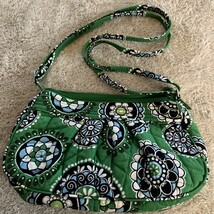 Vera Bradley Womens Small Purse Green Blue White 10x5x3 - £13.70 GBP