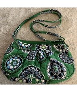 Vera Bradley Womens Small Purse Green Blue White 10x5x3 - $23.50 CAD
