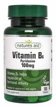 Vitamin B6 High Potency Pyridoxine Helps Regulation Of Hormone 100 tablets - $242.14 MXN