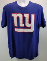 D) Men&#39;s &#39;47 New York Football Giants Blue Logo Short Sleeve Shirt Large - £11.76 GBP