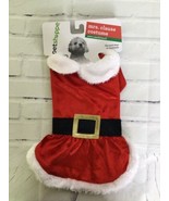 Pet shoppe Mrs. Clause Dog Puppy Holiday Costume XS-S Fits Most Dogs 12-... - £12.04 GBP