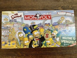 The Simpsons Monopoly Board Game | Homer, Bart, Marge | Welcome to Springfield - £25.46 GBP