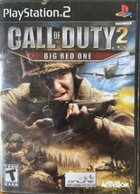 PlayStation2 : Call of Duty 2: Big Red One VideoGames complete Tested - $5.26