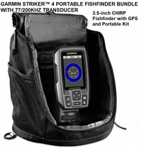 Garmin Striker™ 4 Portable Fishfinder Bundle W/77/200KHZ Transducer With Gps - £180.45 GBP