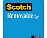 Scotch 811 Magic Tape (Removable), 2.0 Mil, 3/4&quot; x 72 yds., Transparent,... - £7.88 GBP