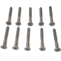 Eclipse Bifold Door Hinge Screws Pack of 10 Black Custom Head / Thread B... - $185.09 MXN