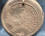 Antique JOHN DEERE MANSUR COMPANY CAST IRON CORN PLANTER BOX LID HORSE  ... - $123.75